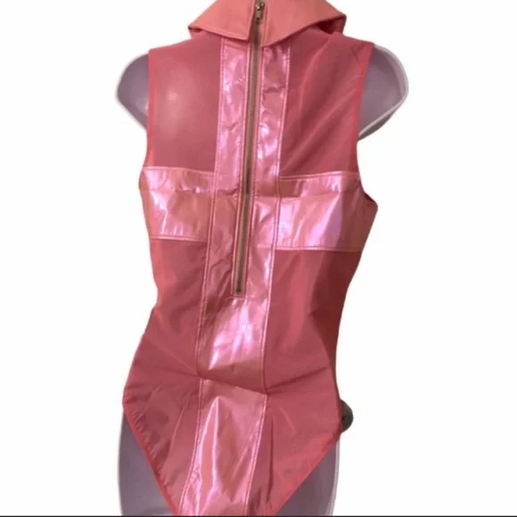 Iron Fist/24 Hours “Nun Fux Given” Sexy Pink Bodysuit - Picture 3 of 16